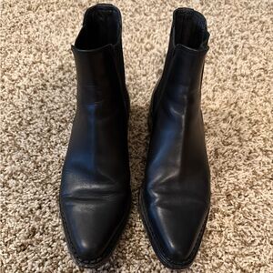 Vince Black Leather Men's Boots